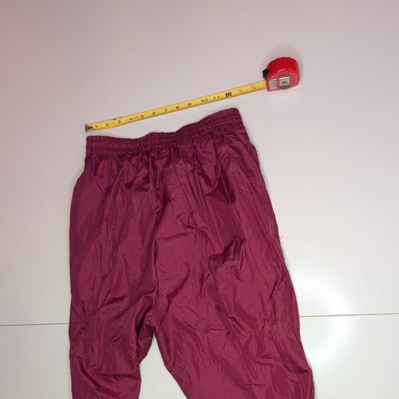 Slade Women's L Burgundy Thanksgiving Print Tracksuit Set Jacket Pants Vintage - Picture 7 of 8